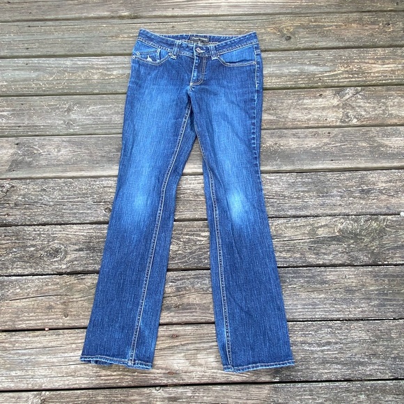 Banana Republic jeans button pockets size 6 straight leg mid-rise - Picture 11 of 12